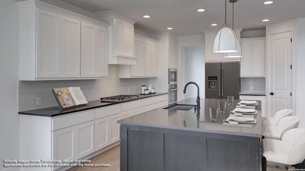 Furnished interior view inside a new home in The Ranches at Creekside, Boerne (Image 6).
