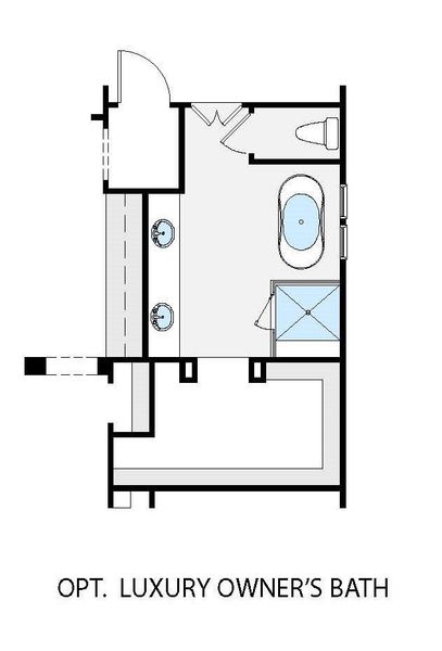 2D floor plan layout for the Muirfield by Greybrook Homes in Shepherds Trace, Clover, SC (Image 34).