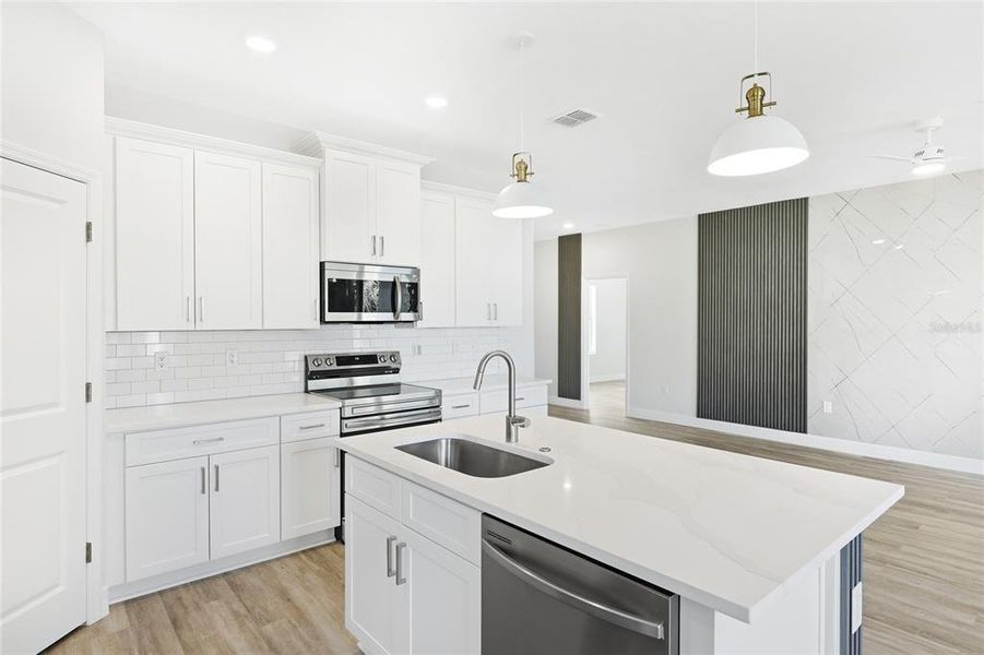 Furnished interior view inside a new home in , North Port (Image 10).