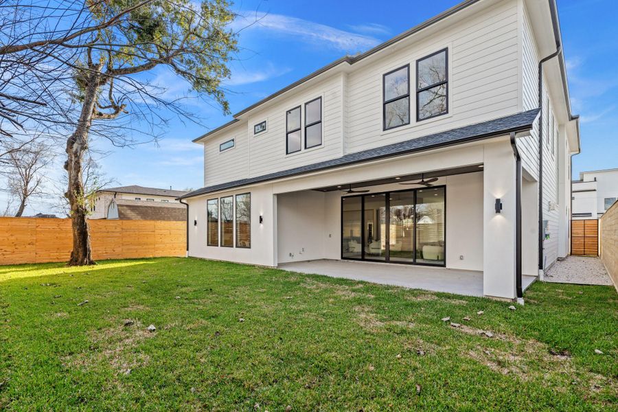 Exterior details and patio area of a home in , Houston (Image 3). Exterior details and patio area of a home in , Houston (Image 3).