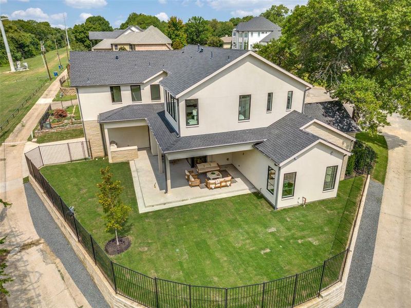 Front exterior of a new home in , Dallas, TX, highlighting curb appeal (Image 23).