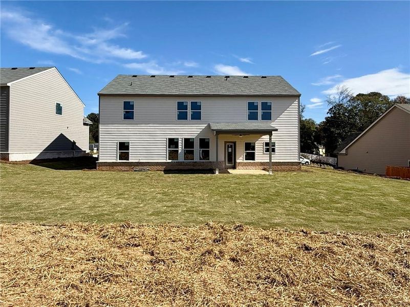Exterior details and patio area of a home in , Buford (Image 15). Exterior details and patio area of a home in , Buford (Image 15).