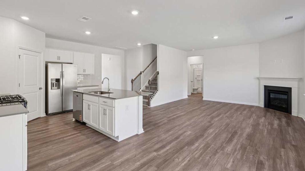Furnished interior view inside a new home in Rydele Heights, Asheville (Image 5).