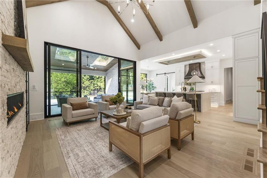 Furnished interior view inside a new home in , Atlanta (Image 59). Furnished interior view inside a new home in , Atlanta (Image 59).