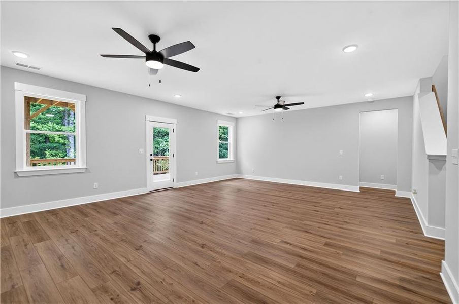 Spacious, unfurnished interior of a new home in Arbor West, Dawsonville (Image 33).