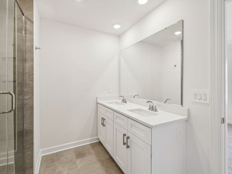 Furnished interior view inside a new home in Meadows at Wilson Farms - The Heights Series, Fort Mill (Image 7). Furnished interior view inside a new home in Meadows at Wilson Farms - The Heights Series, Fort Mill (Image 7).