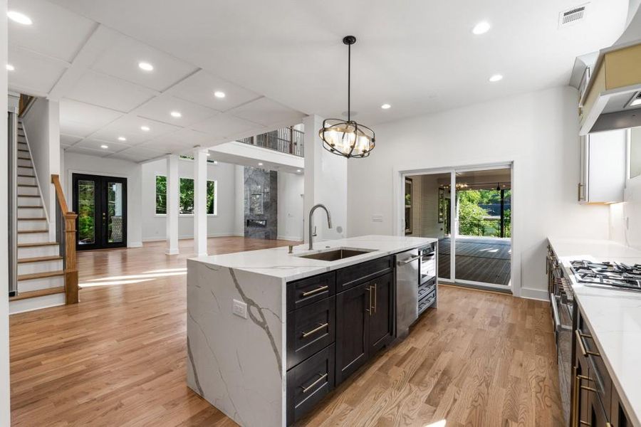 Furnished interior view inside a new home in , Atlanta (Image 17).
