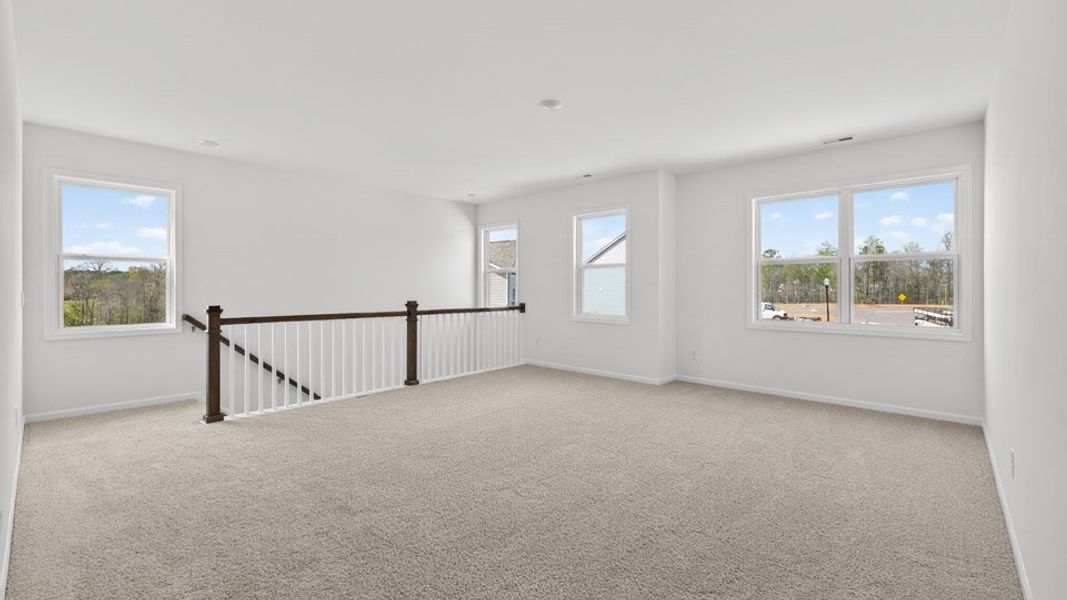 Representative unfurnished interior of a home built from the Bennett by D.R. Horton in The Manors at Winston Pointe, Clayton (Image 38).