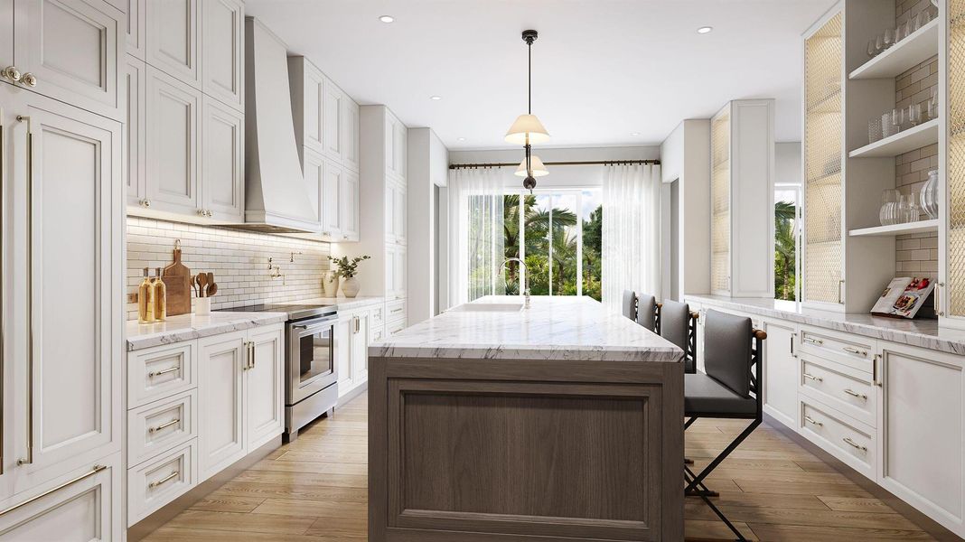 Furnished interior view inside a new home in , Palm Beach (Image 3).