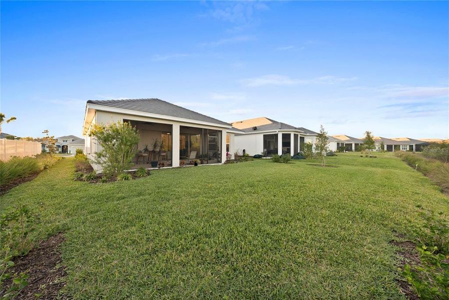 Exterior details and patio area of a home in Esplanade at Wiregrass Ranch, Wesley Chapel (Image 26).