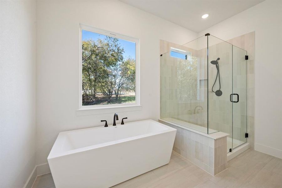 Furnished interior view inside a new home in Rolling Creek Ranch, Aledo (Image 12).