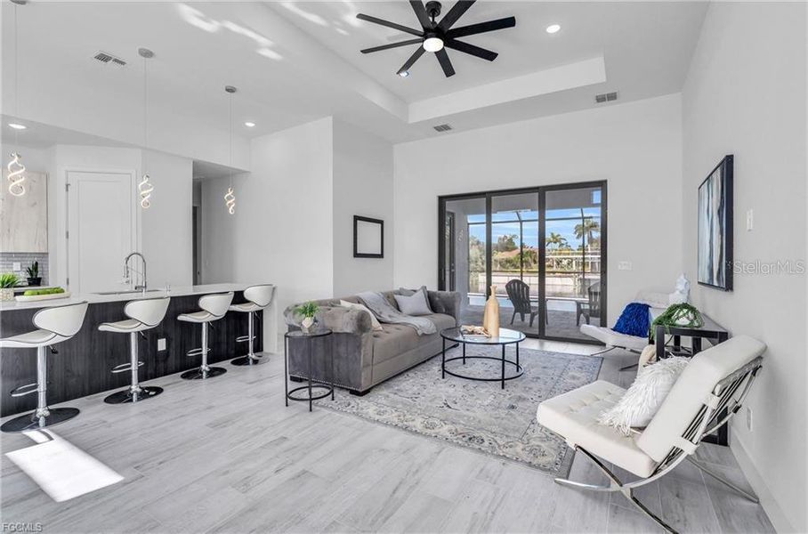 Furnished interior view inside a new home in , Port Charlotte (Image 33).