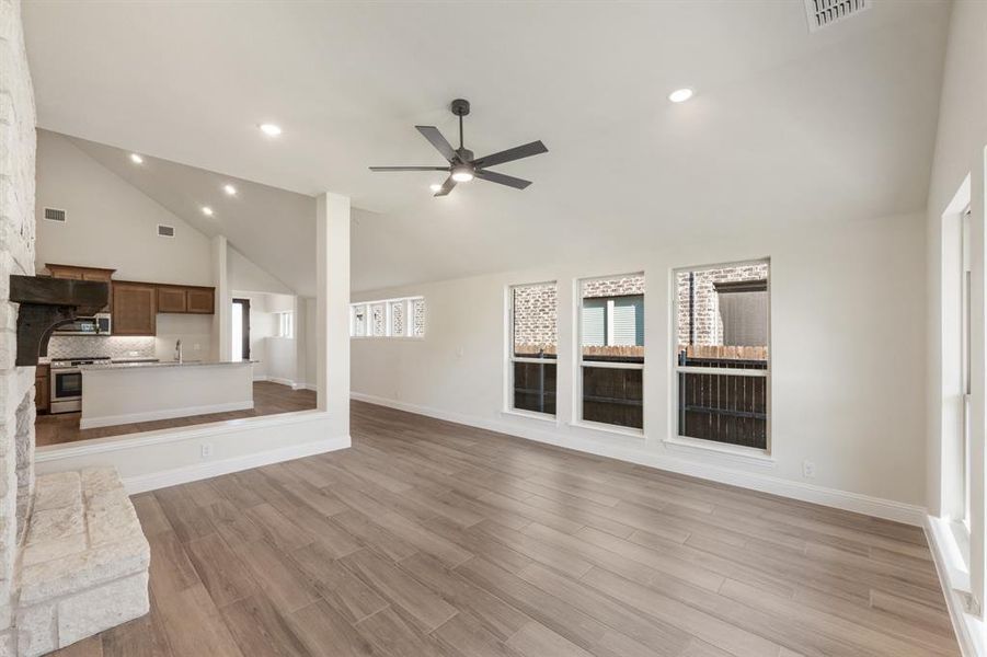 Spacious, unfurnished interior of a new home in Godley Ranch Classic, Godley (Image 19). Spacious, unfurnished interior of a new home in Godley Ranch Classic, Godley (Image 19).