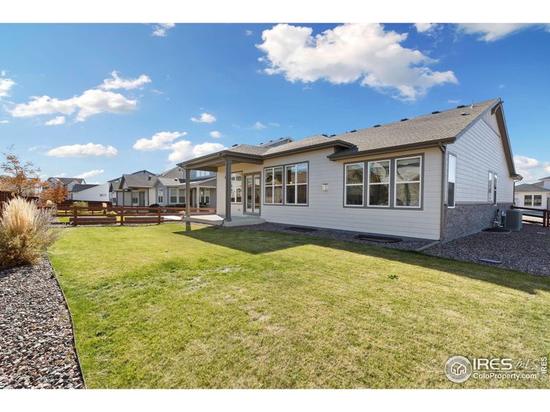 Landscaped backyard!