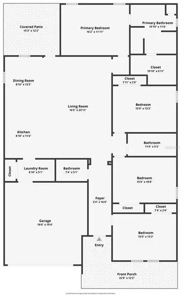 2D floor plan layout of this home in , Weeki Wachee, FL (Image 5).
