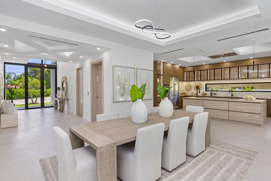 Furnished interior view inside a new home in , Boca Raton (Image 58). Furnished interior view inside a new home in , Boca Raton (Image 58).