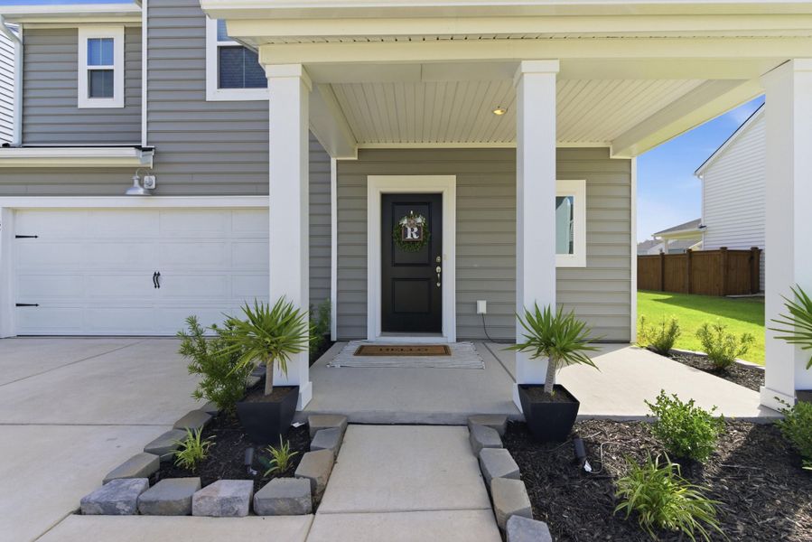 Exterior details and patio area of a home in , Summerville (Image 3). Exterior details and patio area of a home in , Summerville (Image 3).