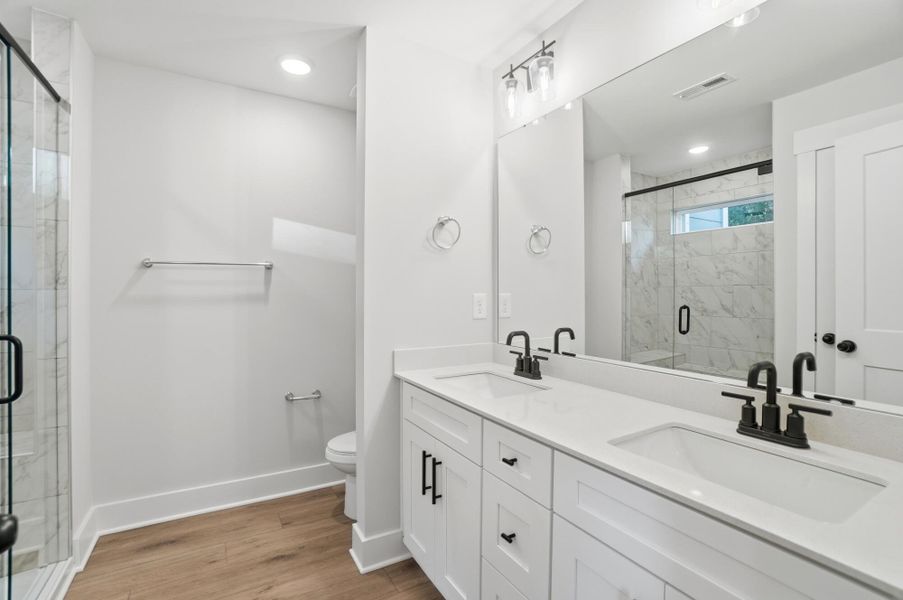 Furnished interior view inside a new home in Blythe Mill Townhomes, Waxhaw (Image 11). Furnished interior view inside a new home in Blythe Mill Townhomes, Waxhaw (Image 11).