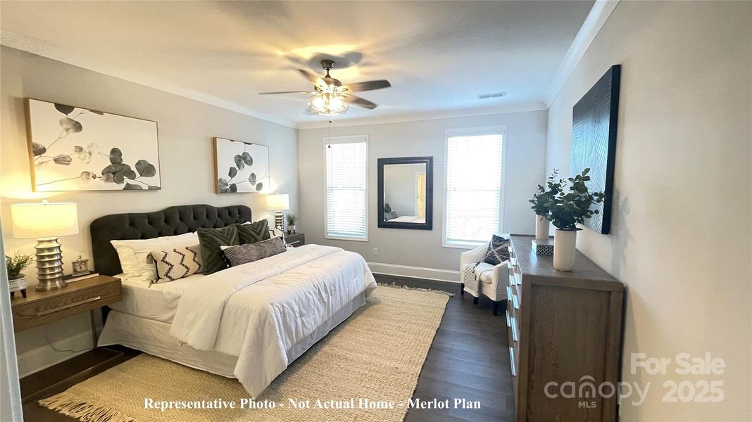 Main Bedroom Example-Merlot Floorplan