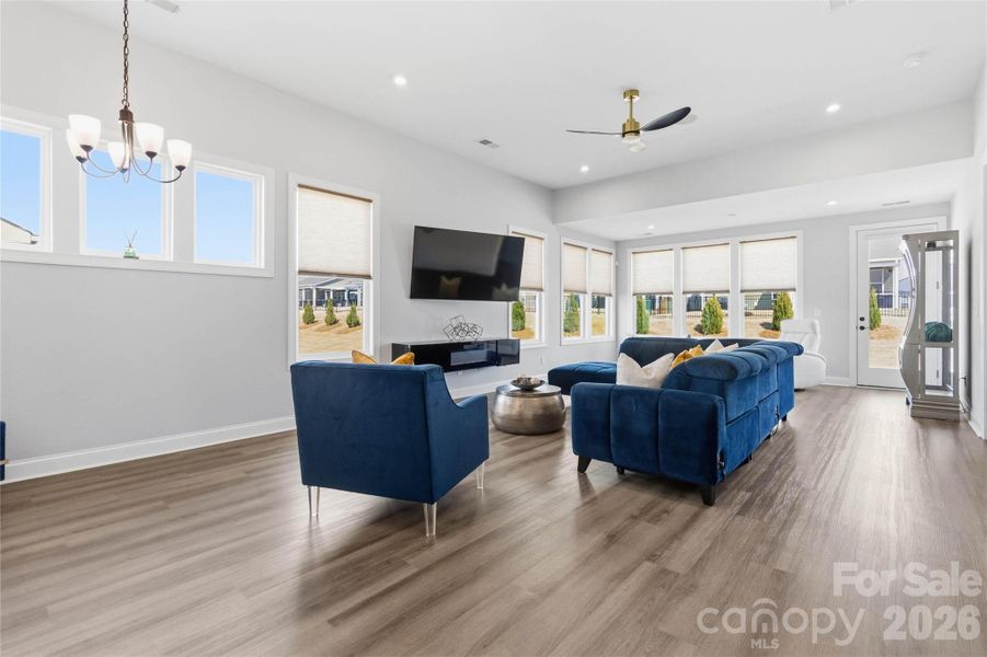 Furnished interior view inside a new home in , Charlotte (Image 9).