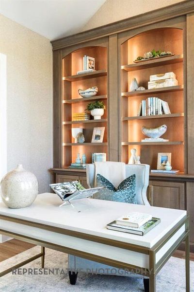 Furnished interior view inside a new home in Furst Ranch, Flower Mound (Image 11).