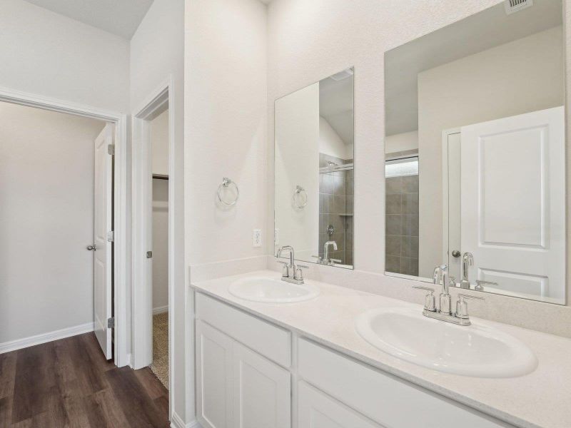 Photo is not of the actual home, but is an inspirational photo of builder’s model home and may depict options, furnishings, and/or decorator features that are not included