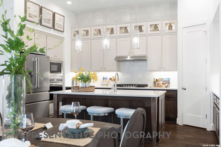 Furnished interior view inside a new home in Prominence, San Antonio (Image 27).