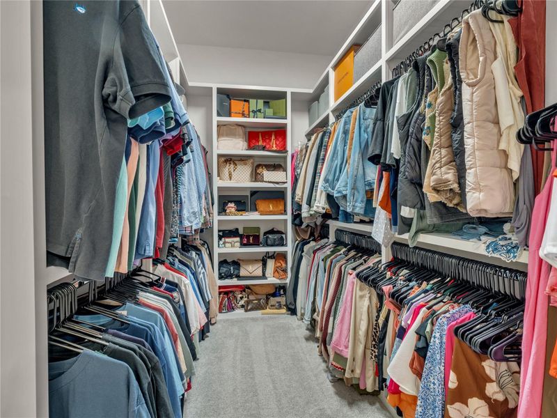 Custom Primary Bedroom Closet Custom Primary Bedroom Closet