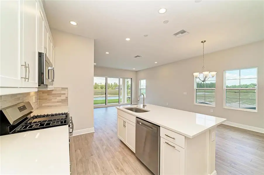 Furnished interior view inside a new home in Two Rivers, Zephyrhills (Image 8). Furnished interior view inside a new home in Two Rivers, Zephyrhills (Image 8).