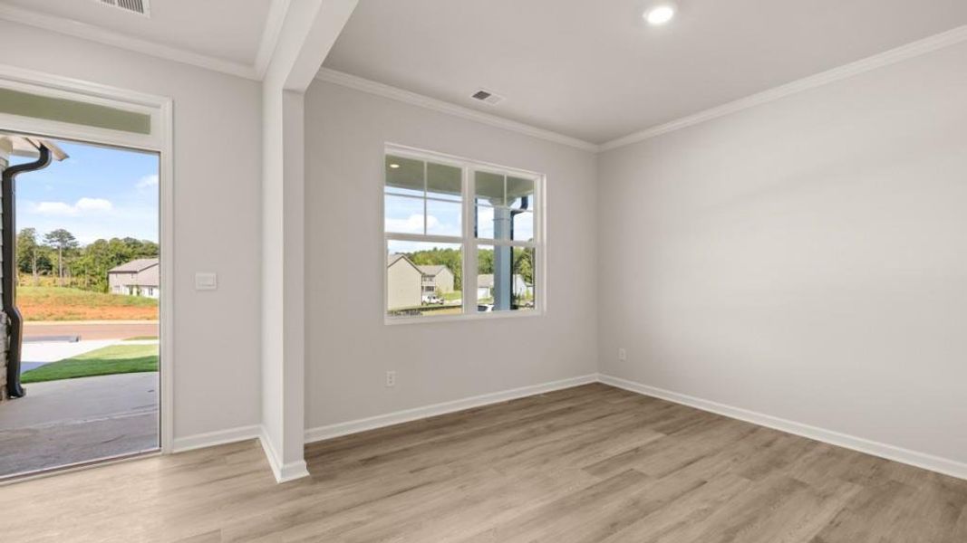 Spacious, unfurnished interior of a new home in Fairhaven, Lithia Springs (Image 22). Spacious, unfurnished interior of a new home in Fairhaven, Lithia Springs (Image 22).