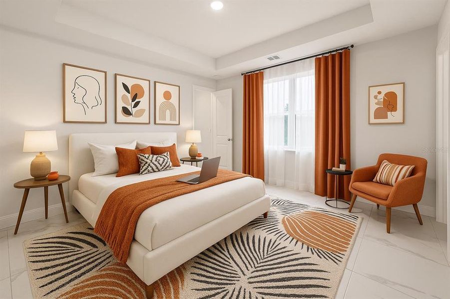 Furnished interior view inside a new home in , Kissimmee (Image 3).