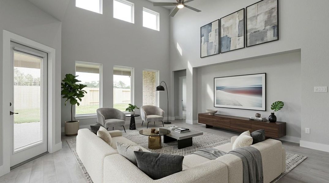 Virtually Staged - Living Room. Virtually Staged - Living Room.