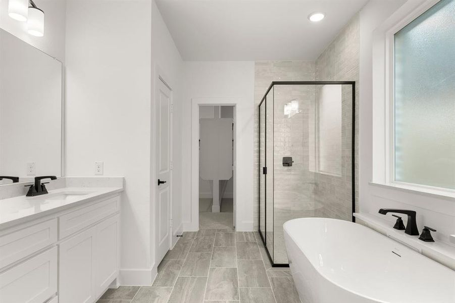 Furnished interior view inside a new home in Sutton Fields, Celina (Image 11).