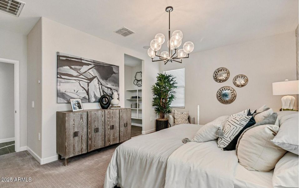 Dove - Bedroom 1 - Model Home Pic..