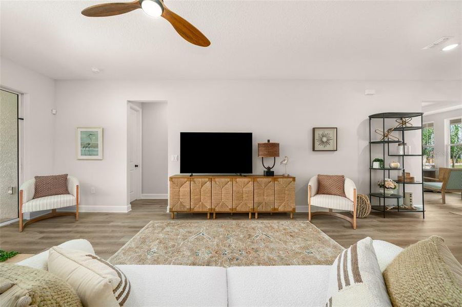 Furnished interior view inside a new home in , Sebring (Image 57).
