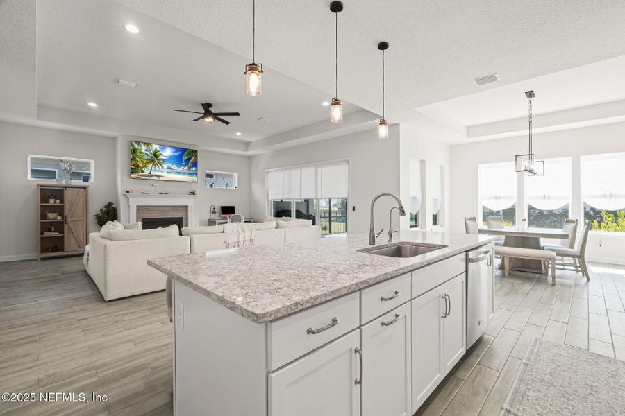 Furnished interior view inside a new home in Tamaya, Jacksonville (Image 8).