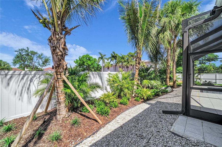 Exterior details and patio area of a home in , Sarasota (Image 26).