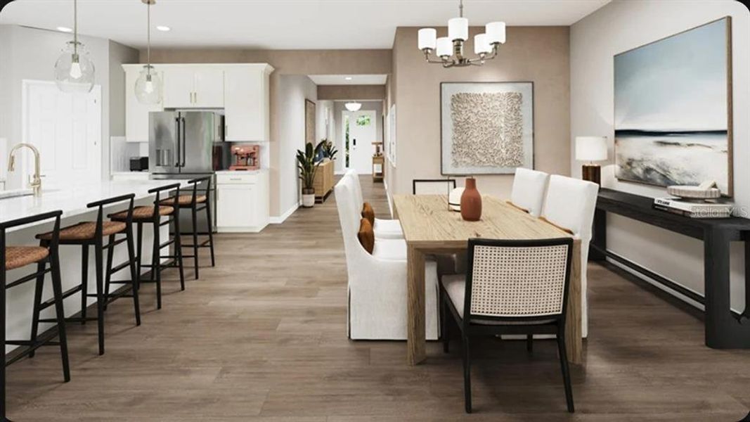 Furnished interior view inside a new home in Hillcrest, San Antonio (Image 6).