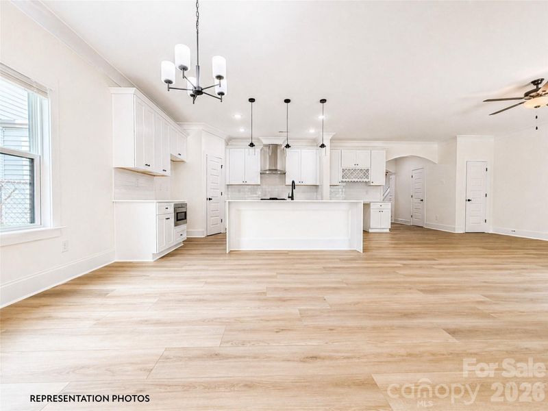 Spacious, unfurnished interior of a new home in , Charlotte (Image 15).
