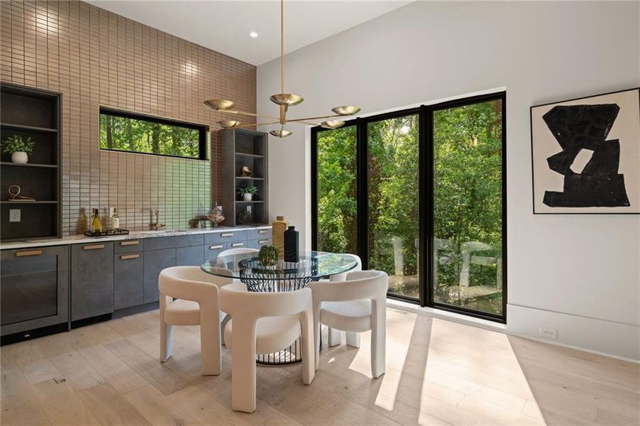 Furnished interior view inside a new home in , Atlanta (Image 48).