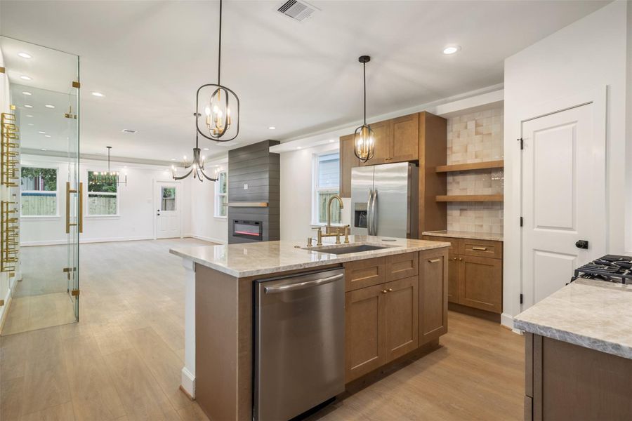 Furnished interior view inside a new home in , Houston (Image 17). Furnished interior view inside a new home in , Houston (Image 17).