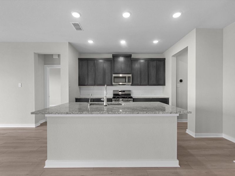 Furnished interior view inside a new home in Mason Woods, Cypress (Image 5).