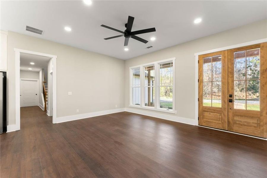 Spacious, unfurnished interior of a new home in , Sautee Nacoochee (Image 27).