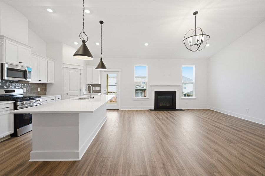 Furnished interior view inside a new home in McCain's Station, Gallatin (Image 6). Furnished interior view inside a new home in McCain's Station, Gallatin (Image 6).