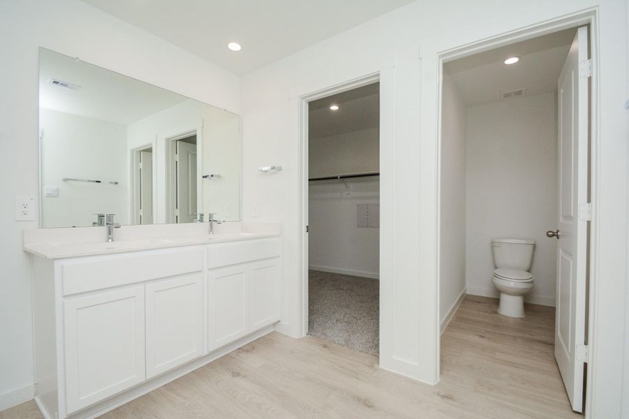 Furnished interior view inside a new home in , Fresno (Image 13). Furnished interior view inside a new home in , Fresno (Image 13).
