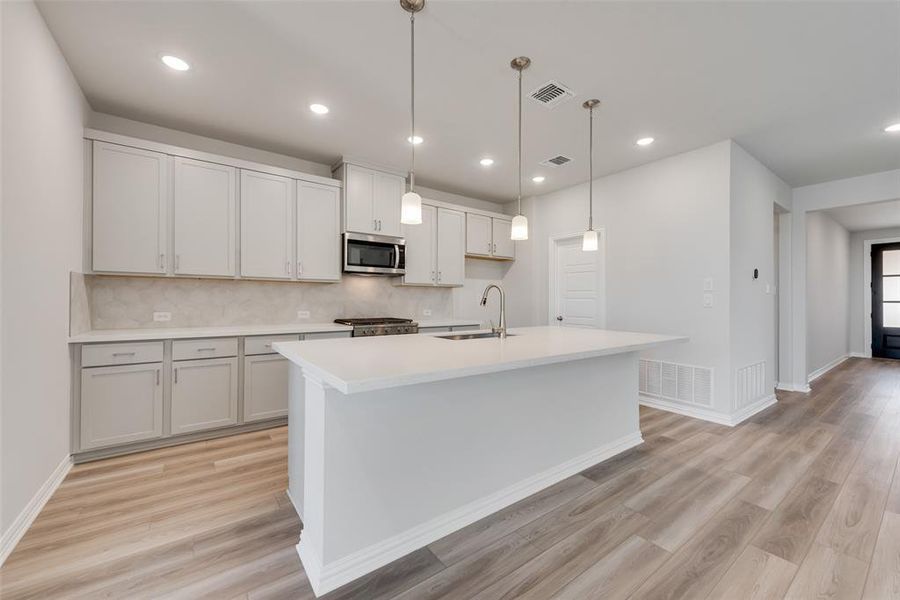 Furnished interior view inside a new home in Sutton Fields, Celina (Image 7).