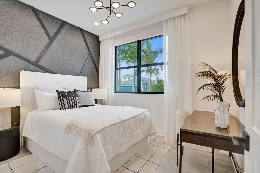 Furnished interior view inside a new home in Esprit at Avenir, Palm Beach Gardens (Image 16).