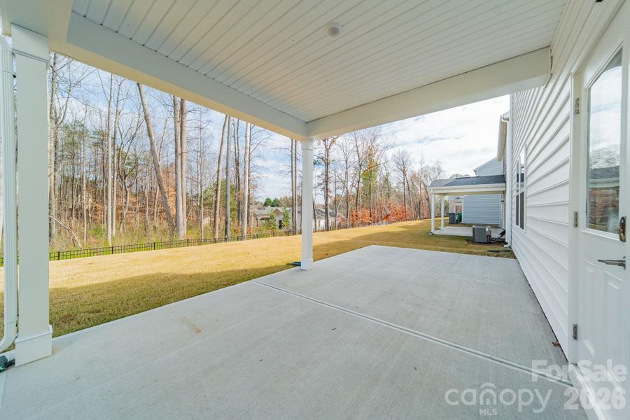 Rear Covered Porch