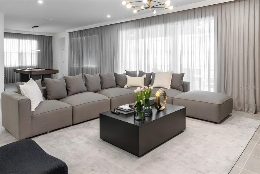 Furnished interior view inside a new home in , Davenport (Image 15).
