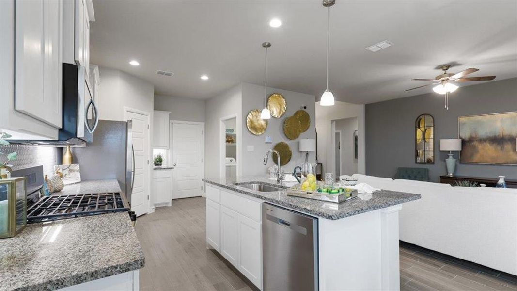 Furnished interior view inside a new home in Legado, Cleburne (Image 16). Furnished interior view inside a new home in Legado, Cleburne (Image 16).